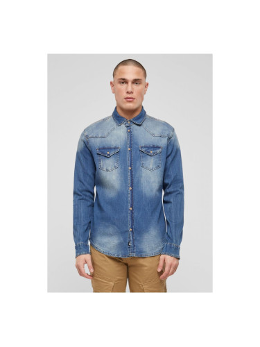 Riley Denim Shirt Blue Washed