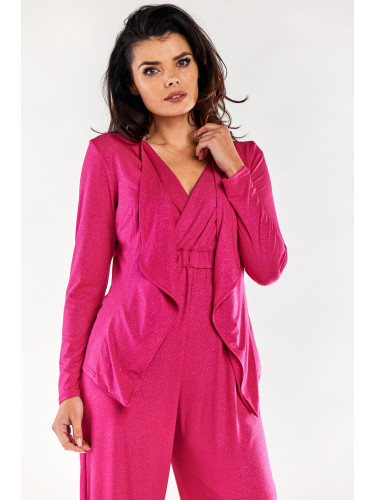 Awama Woman's Jacket A559 Fuchsia