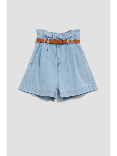 WOMEN'S SHORTS L-SH-4006 L.Blue