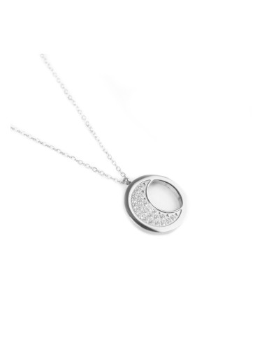 VUCH Silver moon pendant