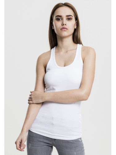 Women's jersey tank top white