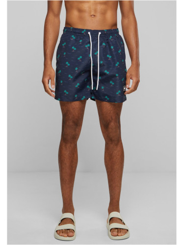 Pattern Swim Shorts Island Aop