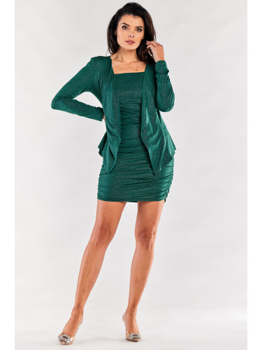 Awama Woman's Jacket A559 Bottle Green