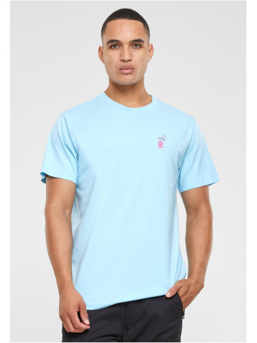 Good Vibes Drink Tee EMB sky blue