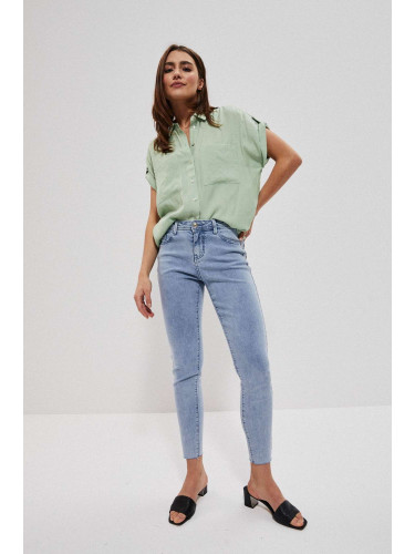 Marisse Medium Waist Jeans L-Je-3700 L.Blue