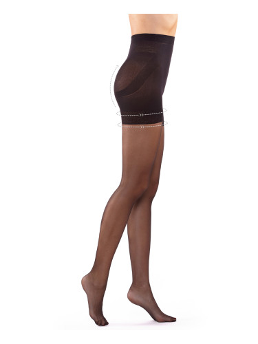 Gorteks High-waist slimming tights 20 DEN black