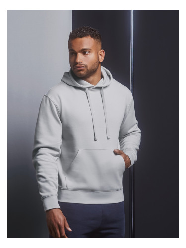 Light grey men's hoodie Authentic Russell