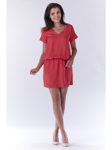 Awama Woman's Dress A178 Pink/Fuchsia