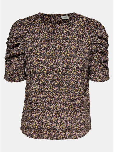 Black-purple floral blouse JDY Mia - Ladies