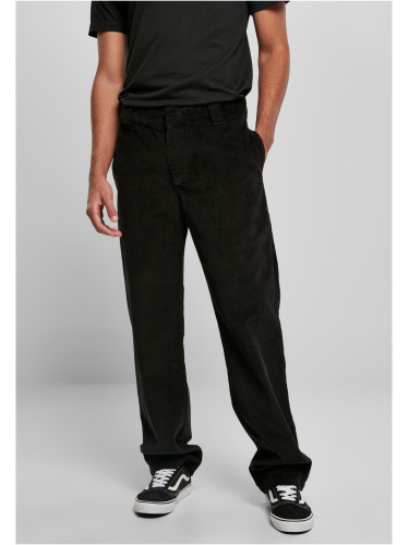 Corduroy work trousers black