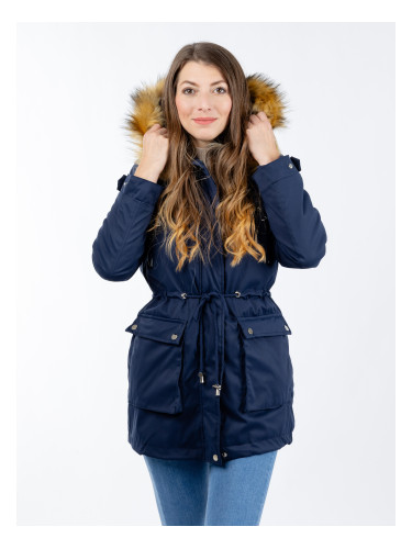 Women's parka GLANO - dark blue