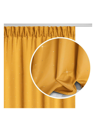 Edoti Curtain with rhinestones 140x250 A562