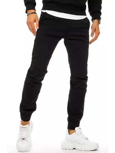 Men's denim joggers black Dstreet