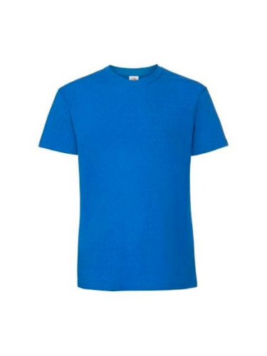 Blue Men's T-shirt Iconic 195 Ringspun Premium Fruit of the Loom