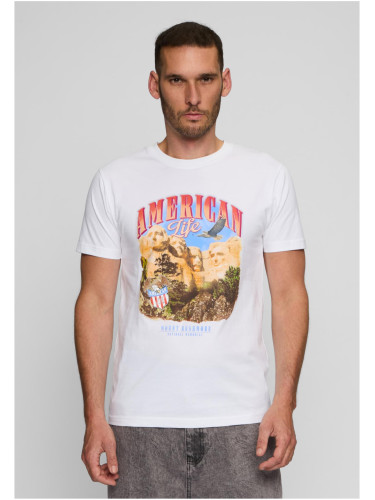 White American Life Mount Roushmore T-shirt