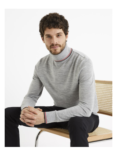 Celio Sweater with Turtleneck Deblack - Mens