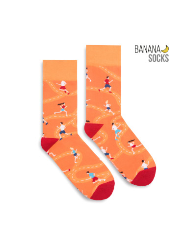 Banana Socks Unisex's Socks Classic Run For Fun