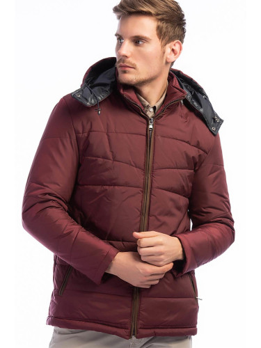 M8623 DEWBERRY COAT-PLAIN BURGUNDY