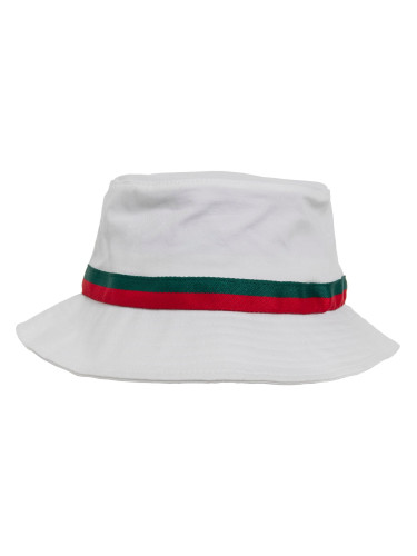 Stripe Bucket Hat White/Tan/Green