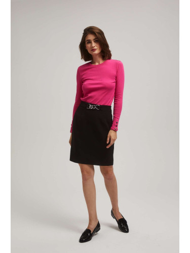 Skirt with decorative belt