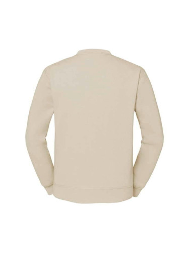 Beige Men's Sweatshirt Set-in Sweat Fruit of the Loom