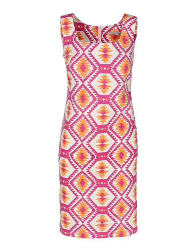 PERSO Woman's Comfortable women's sleveless dress with print