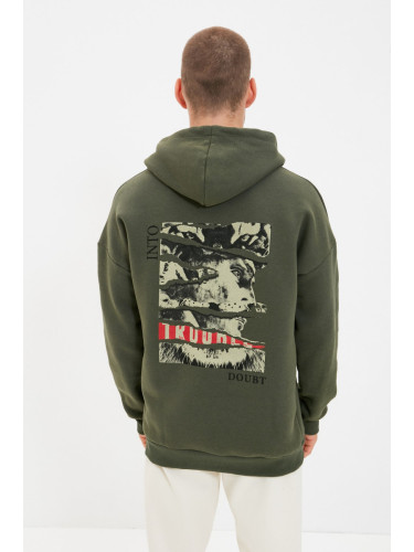 Мъжки суичър. Trendyol Printed