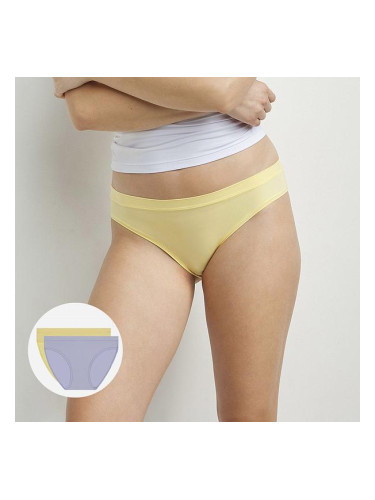OH MY DIM'S BIKINI 2x - Women's Panties 2x - Yellow - Blue