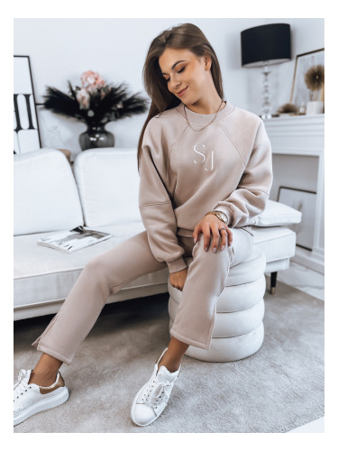 Komplet damski dresowy FILAR beżowy Dstreet