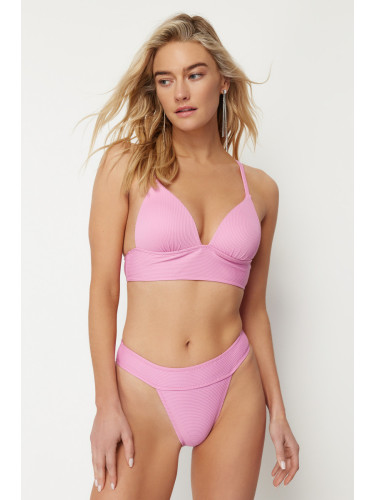 Trendyol текстурирани чорапогащи висок крак бикини дъна