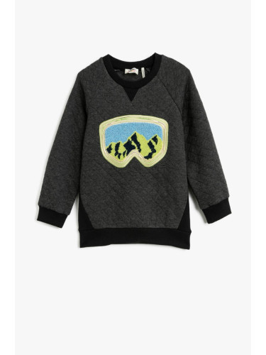 Koton Boys' Anthracite Sweatshirt