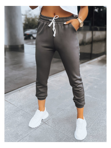 Spodnie damskie dresowe MORELO szare Dstreet