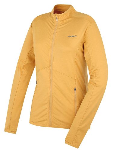 Women's sweatshirt HUSKY Tarp zip L lt. yellow