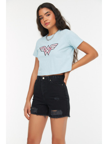 Дамски къси панталони. Trendyol Denim