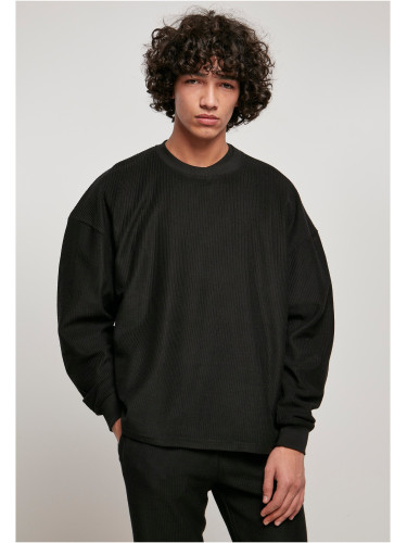 Rib Terry Boxes Crew Black