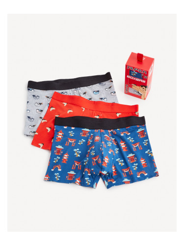 Celio Boxer Shorts Gift Pack, 3 Pieces - Men's