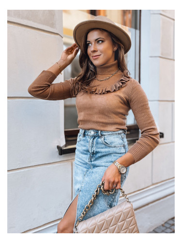 Sweter damski NOAH brązowy Dstreet