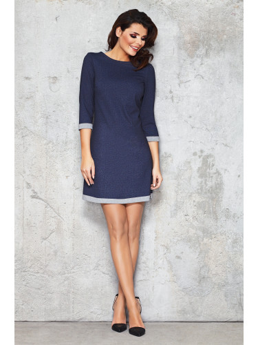 Infinite You Woman's Dress M039 Navy Blue