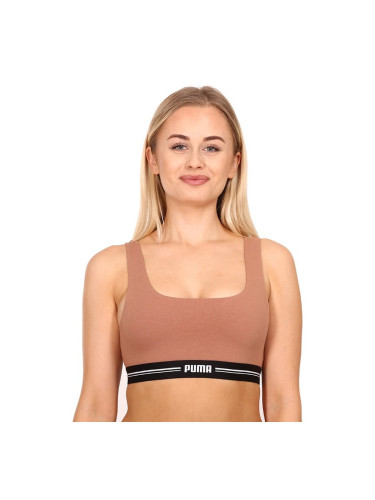 Women's sports bra Puma brown