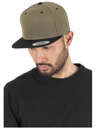 Classic Snapback Cap Black/Olive