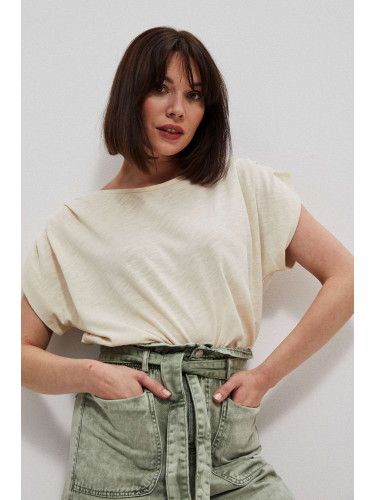 Marisse Women's T-Shirt L-Ts-3772 L.Beige