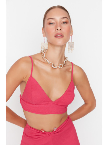 Trendyol Fuchsia Knitted Bustier