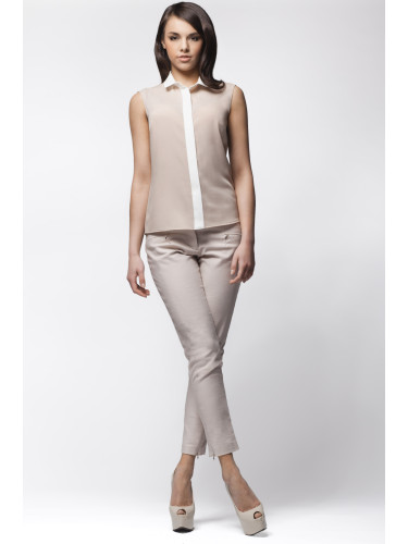 Awama Woman's Blouse A23 Beige