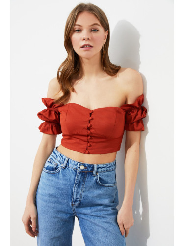 Дамски топ Trendyol Frill detailed