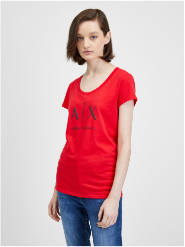 Red women's T-shirt Armani Exchange