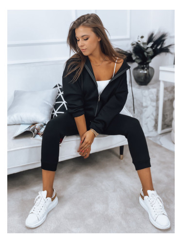 Komplet damski dresowy AMILIA PREMIUM czarny Dstreet