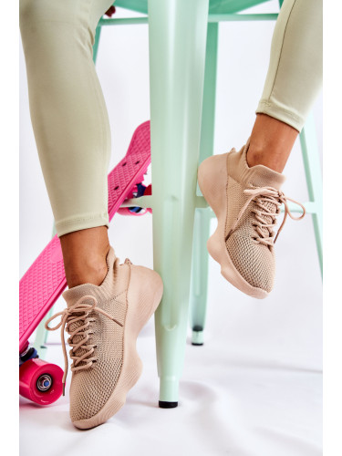 Дамски спортни обувки Dalmiro Beige