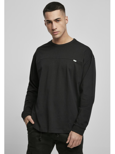 Organic Cotton Short Curved Oversized LS Black