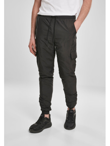 Cargo Nylon Track Pants Black