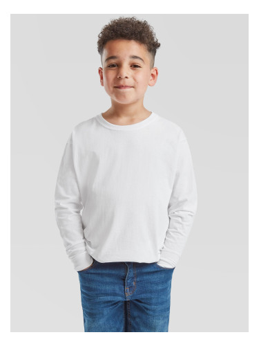 Biała koszulka dziecięca Valueweight Fruit of the Loom
